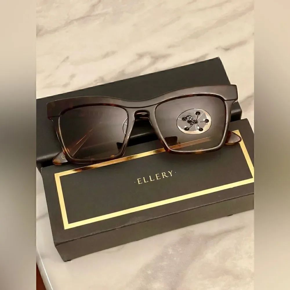 Ellery Square Gradient Sunglasses NIB